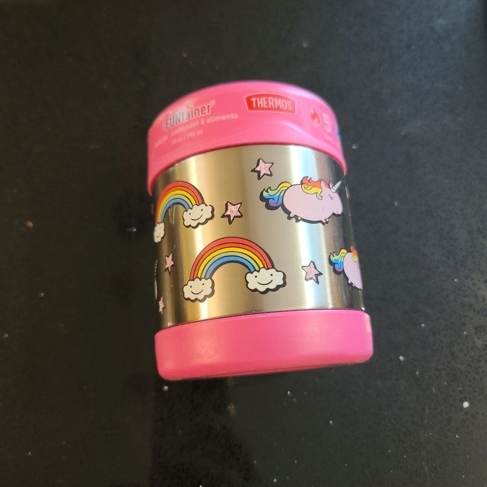 Thermos Hot/cold Insulated Funtainer Rainbows And Unicorns